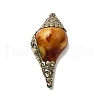 Conch Brass Ornaments KK-H437-04AG-2