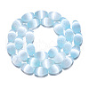 Dyed Natural Selenite Beads Strands G-T138-233D-2
