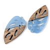 Resin & Walnut Wood Pendants RESI-S389-048A-3