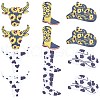 12Pcs 6 Styles Printed Acrylic Pendants JX738A-1