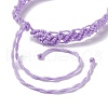 Nylon Thread Braided Cord Bracelet BJEW-JB07412-03-5