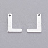 201 Stainless Steel Charms STAS-L232-007L-2