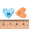 4-Hole Dyed Freshwater Shell Buttons SHEL-T020-26-3