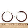 Brass Ring Hoop Earrings EJEW-A121-12C-G-3