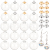   30Pcs Round Mechanized Blown Glass Globe Ball Bottles DIY-PH0021-89-1