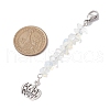 Halloween Pumpkin Alloy Pendant Decorations HJEW-JM02073-04-3