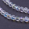 Electroplate Glass Beads Strands EGLA-J042-4mm-AB03-1
