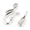 Tibetan Silver Hook and Eye Clasps LF1157Y-3