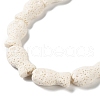 Fish Dyed Natural Lava Rock Beads Strands G-O126-01A-10-3