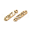 201 Stainless Steel Connector Charms STAS-K251-078G-2