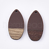 Resin & Walnut Wood Pendants RESI-S358-16I-2