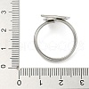304 Stainless Steel Cuff Rings Components X-STAS-K279-02E-P-3