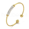 202 Stainless Steel Cuff Bangle & Necklace & Hoop Earrings Sets SJEW-M101-01G-4