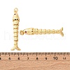 Rack Plating Brass Micro Pave Cubic Zirconia Pendants KK-M309-38H-G-3
