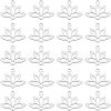 Unicraftale 20Pcs 201 Stainless Steel Pendants STAS-UN0025-30-1