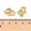 304 Stainless Steel Rhinestone Pendant STAS-U047-18G-3