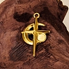304 Stainless Steel Pendant Cabochon Settings PW-WG87E0D-02-3