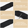 Polyester Top for Diy Hand-Decorated Artificial Wool Strip Accessories FIND-WH0170-32A-4