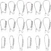 Unicraftale 18Pcs 3 Style 304 Stainless Steel Hoop Earrings Findings Kidney Ear Wires STAS-UN0038-20-1