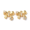 Rack Plating Brass Cubic Zirconia Pendants KK-M264-02G-1