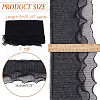   5M Three Layer Polyester Pleated Lace Ribbon OCOR-PH0004-06B-2