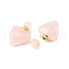 Natural Mixed Stone Perfume Bottle Pendants G-L623-10G-3