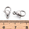 304 Stainless Steel Lobster Claw Clasps STAS-T065-12mm-34P-3