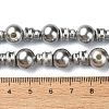 Shell Pearl 3-Hole Guru Beads Strands G-K149-53B-4