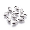 304 Stainless Steel Lobster Claw Clasps STAS-G201-06A-P-1