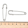 304 Stainless Steel Safety Pins Brooch Findings STAS-K252-11E-P-3