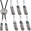 CHGCRAFT 3 Sets 3 Colors Electroplate Zinc Alloy Cord Ends FIND-CA0004-05-1