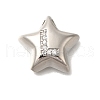 Rack Plating Brass Micro Pave Cubic Zirconia Pendants KK-I722-05P-L-1