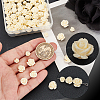AHADERMAKER 90Pcs 3 Styles Dyed Synthetic Coral Beads CORA-GA0001-03-3