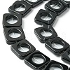 Natural Black Onyx Beads Strands G-D067-F01-3