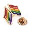 Pride Rainbow Theme Enamel Pins JEWB-G031-01S-3
