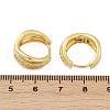 Brass Micro Pave Cubic Zirconia Hoop Earring for Women EJEW-L299-06G-5