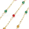 Brass Round Link Chains KK-D368-01G-F-1