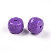 Opaque Acrylic Beads SACR-T017-35B-2