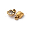 Ion Plating(IP) 304 Stainless Steel Rhinestone Pendants STAS-B090-02G-09-2