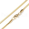 PVD Vacuum Plating 304 Stainless Steel Curb Chain Necklaces NJEW-I248-22G-3