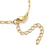 Brass Pendant Necklaces NJEW-S385-05A-G-4