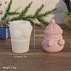 Christmas Snowman DIY Food Grade Silicone Statue Candle Molds PW-WG44014-01-1
