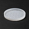 DIY Flat Round Display Base Silicone Molds DIY-P070-D02-5