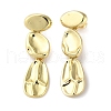 Rack Plating Brass Dangle Stud Earring EJEW-H099-02G-1
