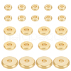 BENECREAT 60Pcs 3 Styes Brass Beads KK-BC0012-30-1