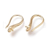 Brass Earring Hooks X-KK-H102-09LG-2