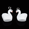 Flocky Resin Pendants RESI-N032-13-4