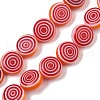 Handmade Lampwork Beads Strands LK-R004-49F-1