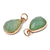 Natural Green Aventurine Pendants G-S359-364C-4