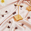 FIBLOOM 60Pcs Wood Stud Earrings Finding EJEW-FI0003-33A-6